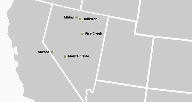 Hecla Operations Nevada Map Update Hecla Operations Nevada on the Map